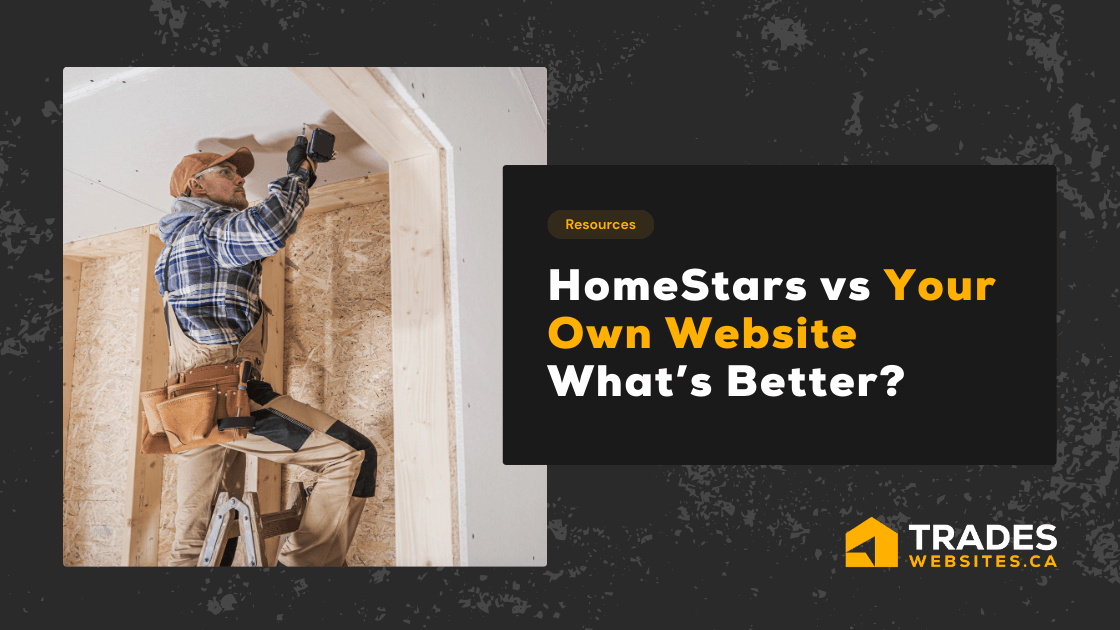 Canadian contractor comparing lead platforms vs owning a website